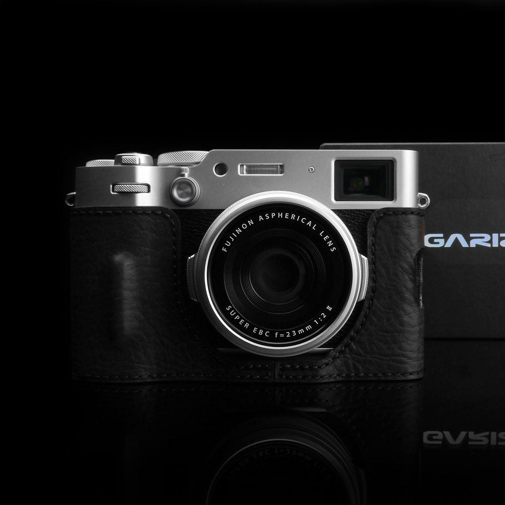 *PREORDER* Gariz HG-X100VIBK Black Leather Camera Half Case for Fujifilm X100VI