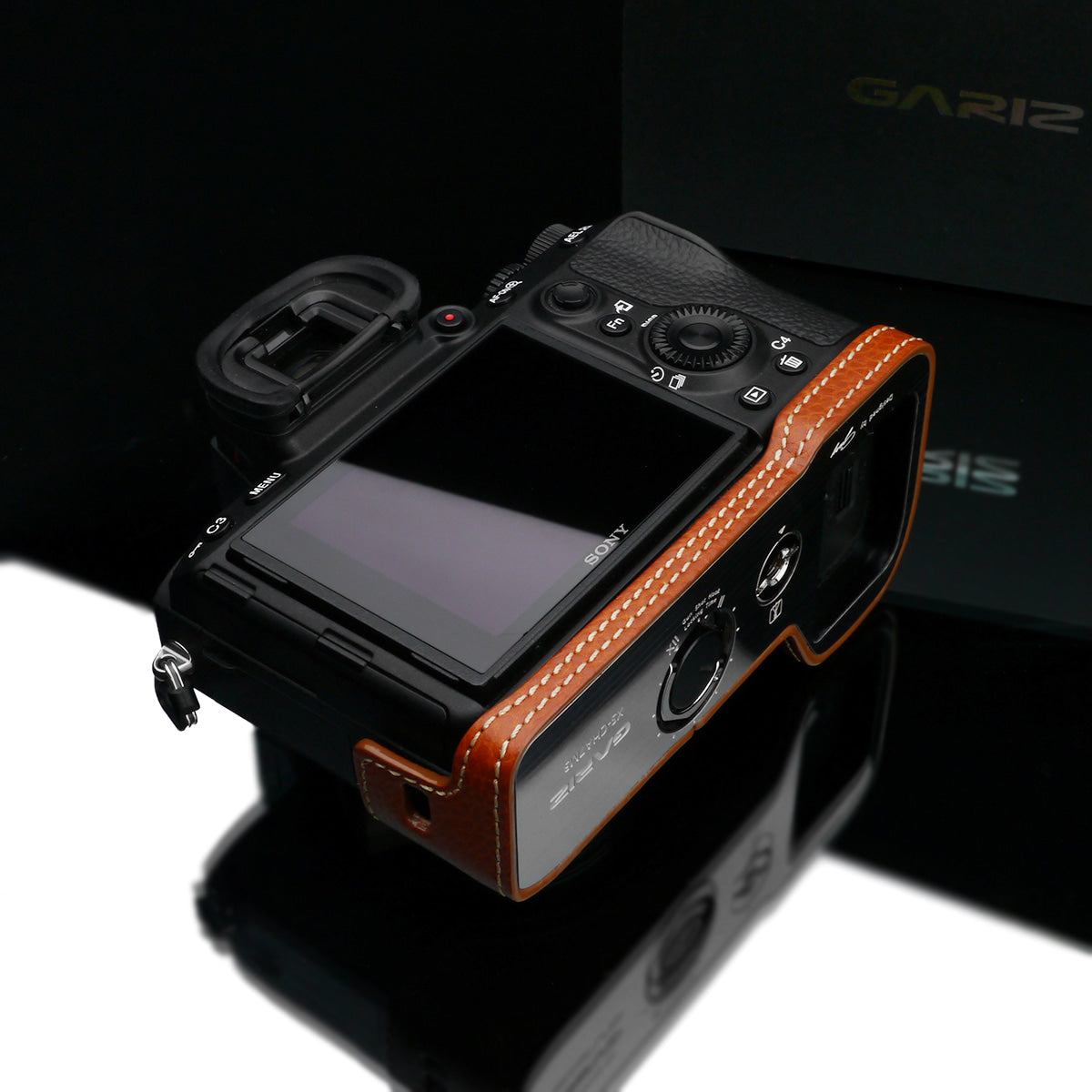 Gariz Camel Brown XS-CHA7M3CMO Genuine Leather Half Case for Sony A7RIII/Sony A7III