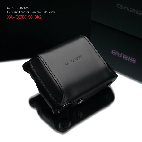 Gariz XA-CCRX100IIBK2 Black Leather Camera Cover for Sony RX100II