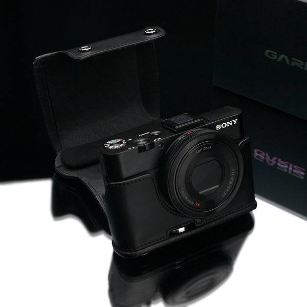 Gariz XA-CCRX100IIBK2 Black Leather Camera Cover for Sony RX100II