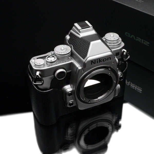 Gariz XS-CHDFBK Black Leather Camera Half Case for Nikon DF