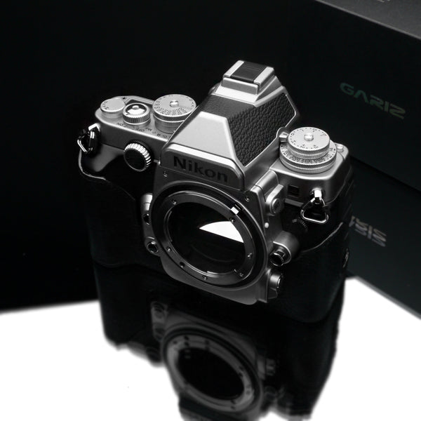 Gariz XS-CHDFBK Black Leather Camera Half Case for Nikon DF