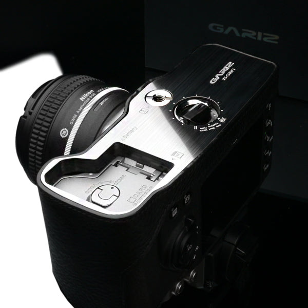 Gariz XS-CHDFBK Black Leather Camera Half Case for Nikon DF