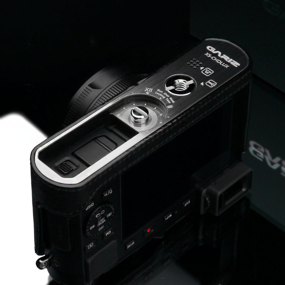 Gariz Leica D-LUX Black Leather Camera Half Case HG-DLUXBK