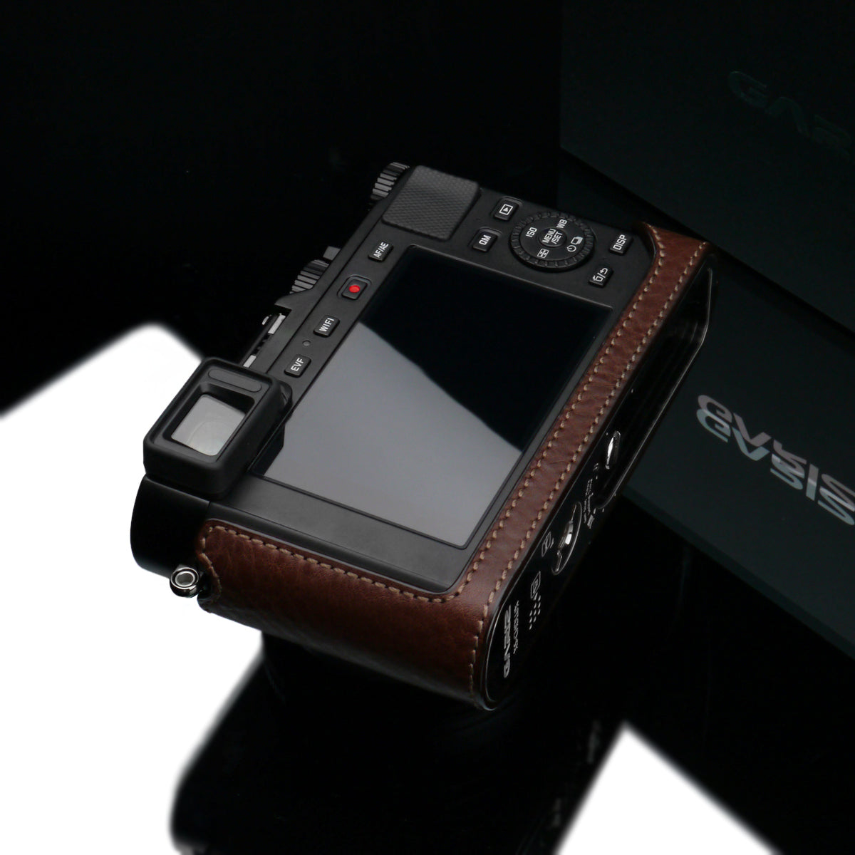 Gariz Leica D-LUX Brown Leather Camera Half Case HG-DLUXBR