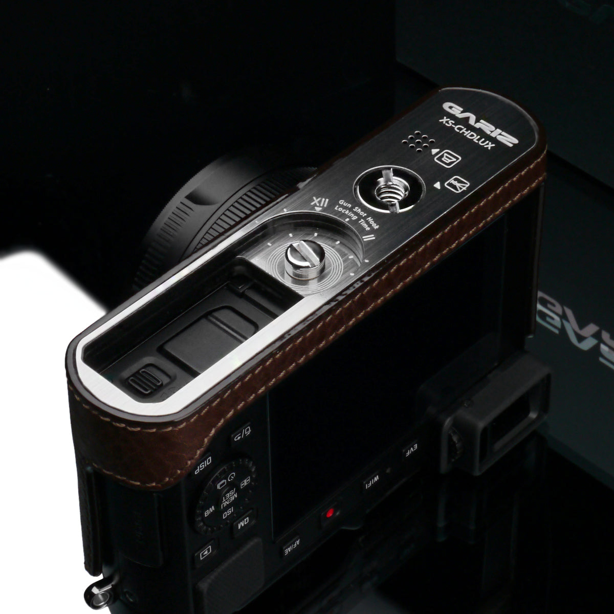 Gariz Leica D-LUX Brown Leather Camera Half Case HG-DLUXBR