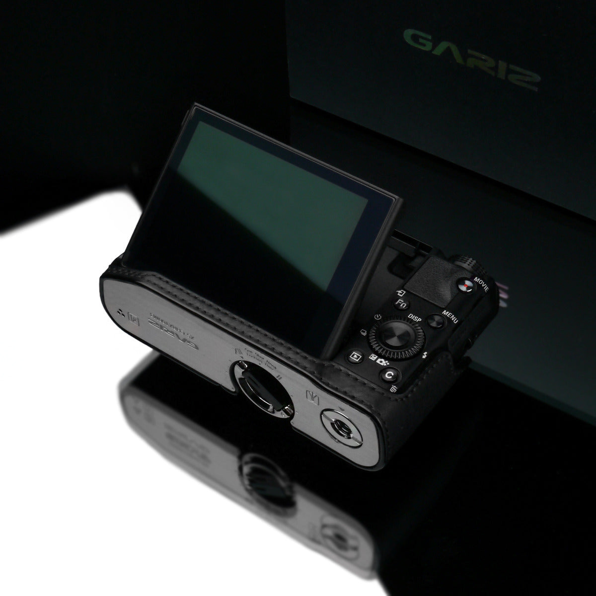 Gariz Sony RX100 MK3 / MK4 Black Leather Camera Half Case HG-RX100M3BK