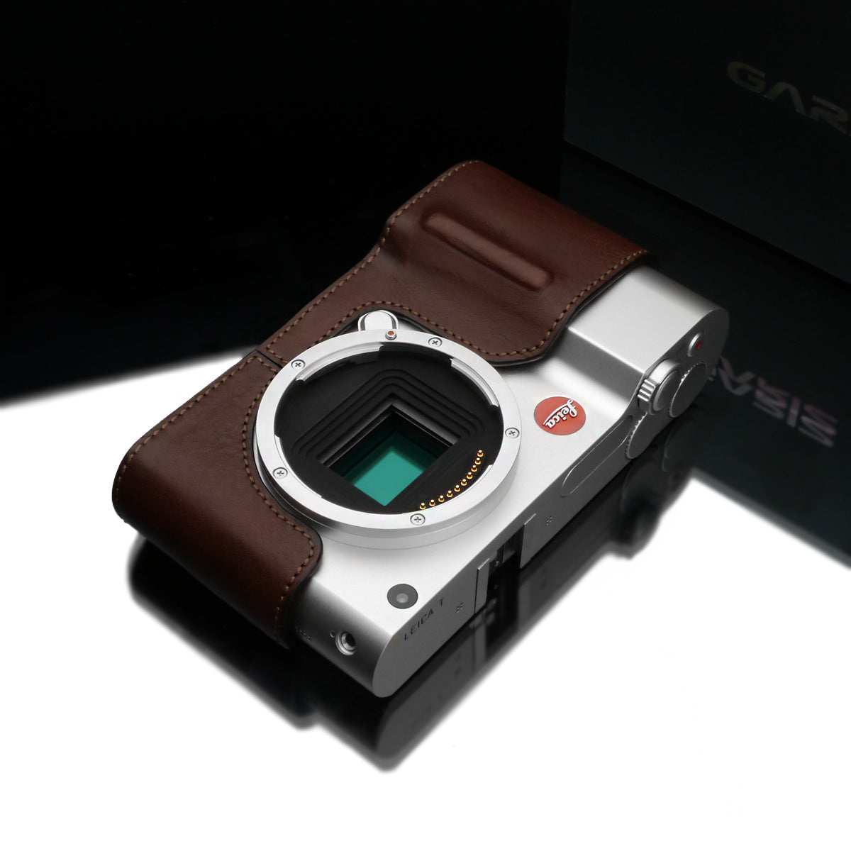 Gariz Black Label BL-LCTBR Half Case Brown for Leica T