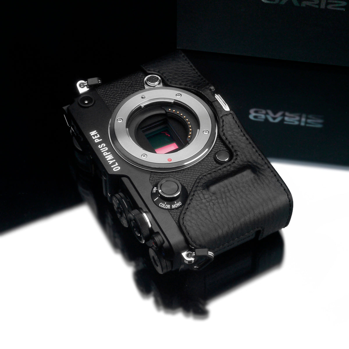 Gariz HG-PENFBK Camera Half Case Black for Olympus PEN-F