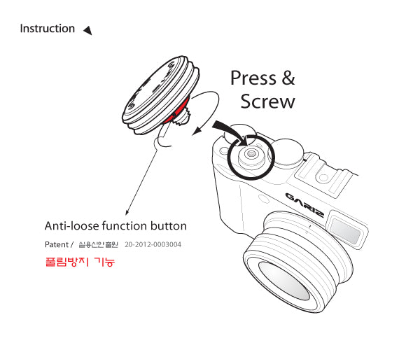 Gariz Screw type Soft Button Gold XA-SB3 for X-PRO1 X100 X10 LEICA CONTAX