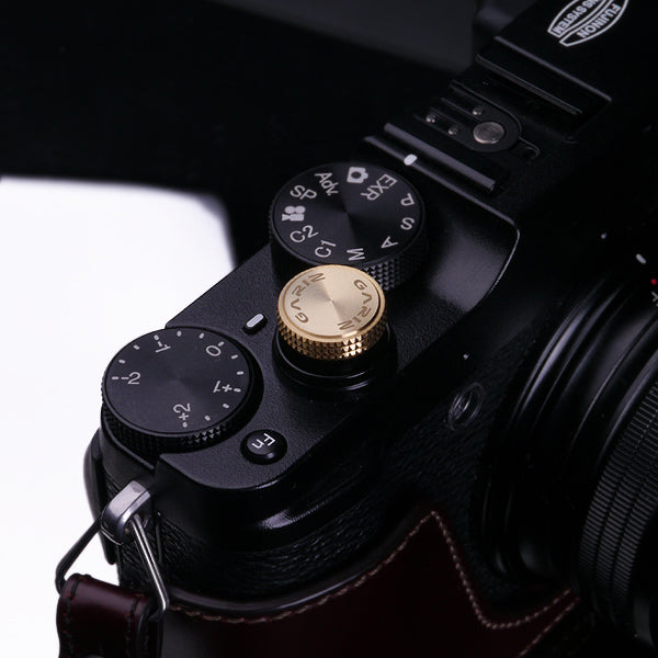 Gariz Screw type Soft Button Gold XA-SB3 for X-PRO1 X100 X10 LEICA CONTAX