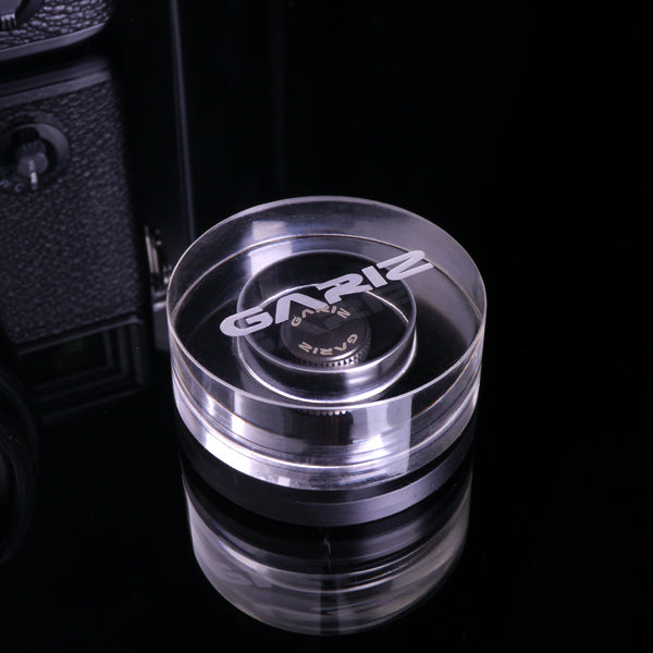 Gariz Screw Type Soft Button in Gunmetal XA-SB4 (Red Thread)