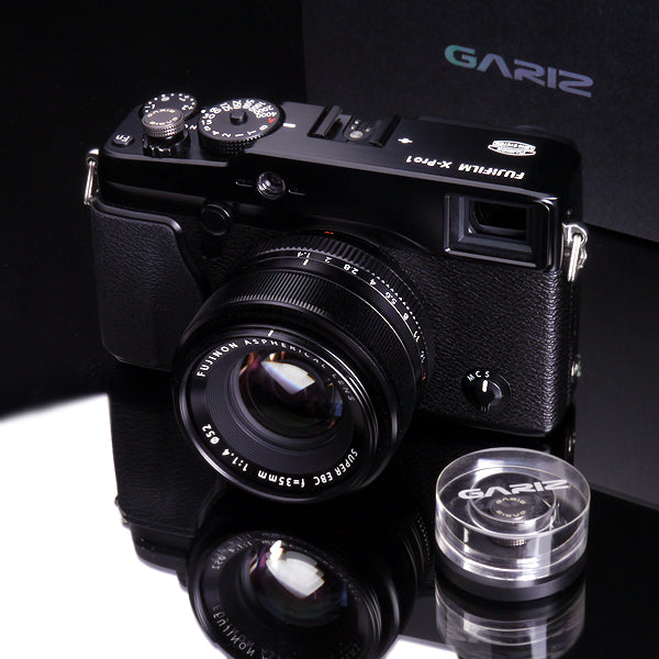 Gariz Screw Type Soft Button in Gunmetal XA-SB4 (Red Thread)