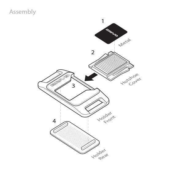 Gariz Silver Metal Hot Shoe Cover for DSLR and Mirrorless Cameras XA-SPM1
