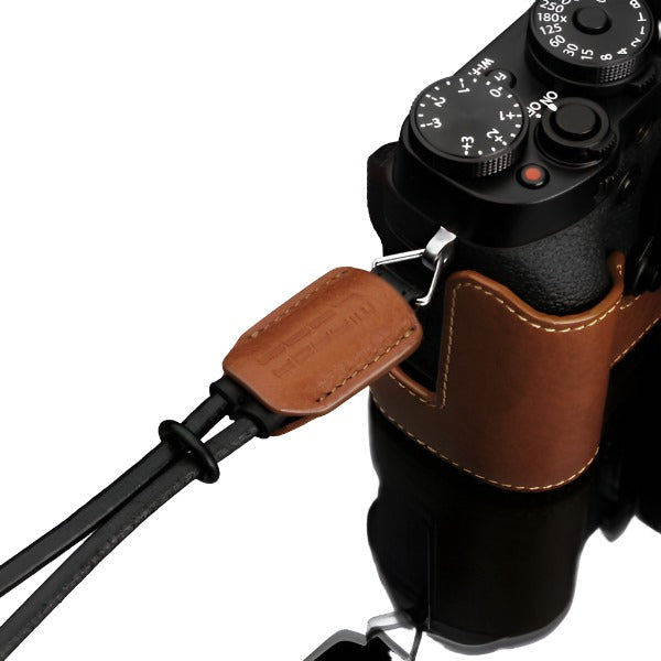 Gariz Camel Genuine Leather Mirrorless Camera Wrist Strap XS-WBL11