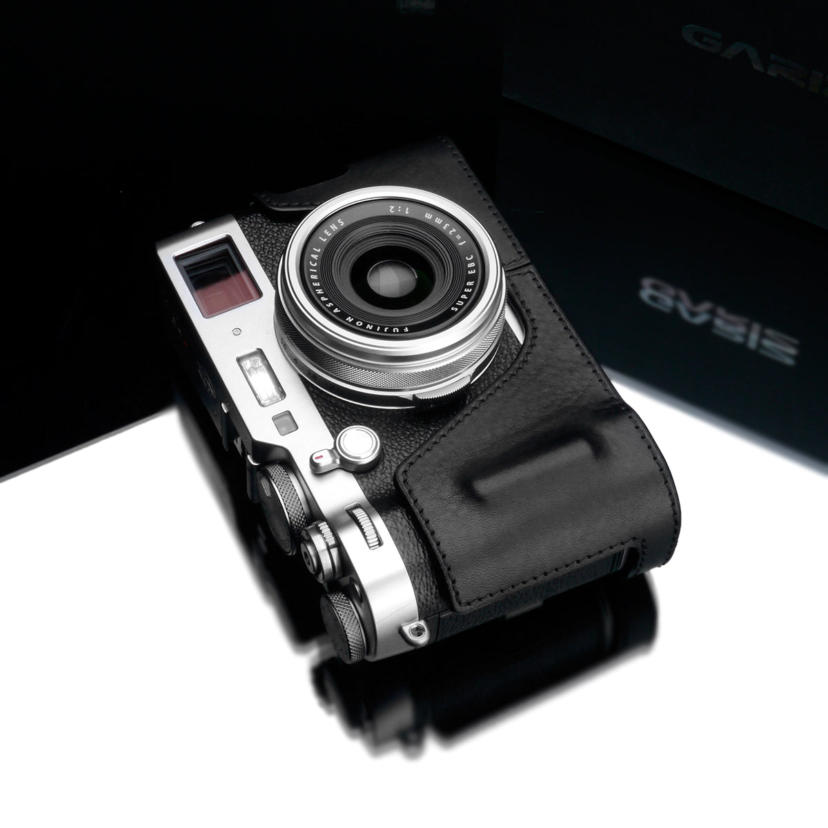 Gariz HG-X100FBK Black Leather Camera Half Case for Fujifilm Fuji X100F