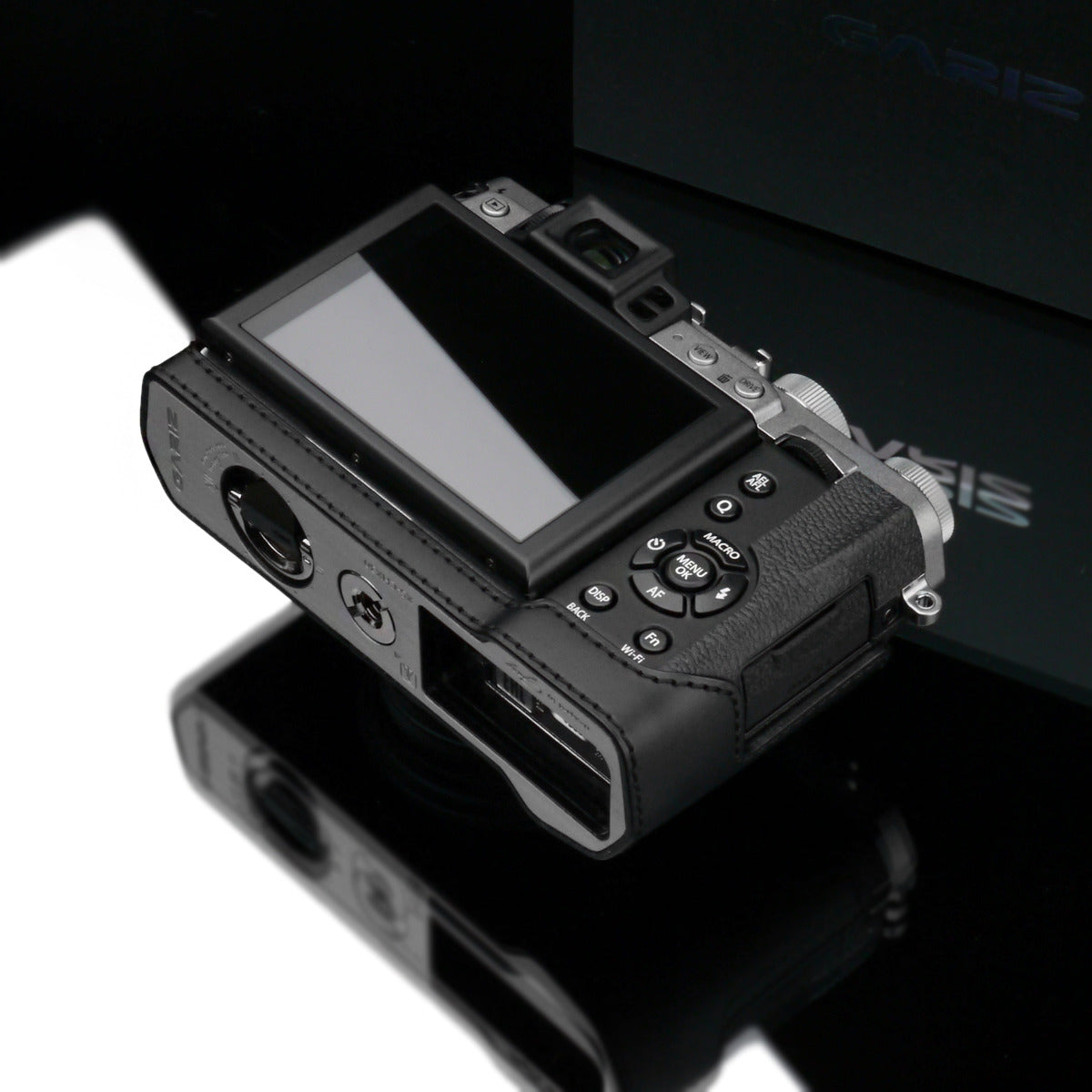 Gariz Black Leather Camera Half Case XS-CHX30BK for Fujifilm X30 Fuji X30