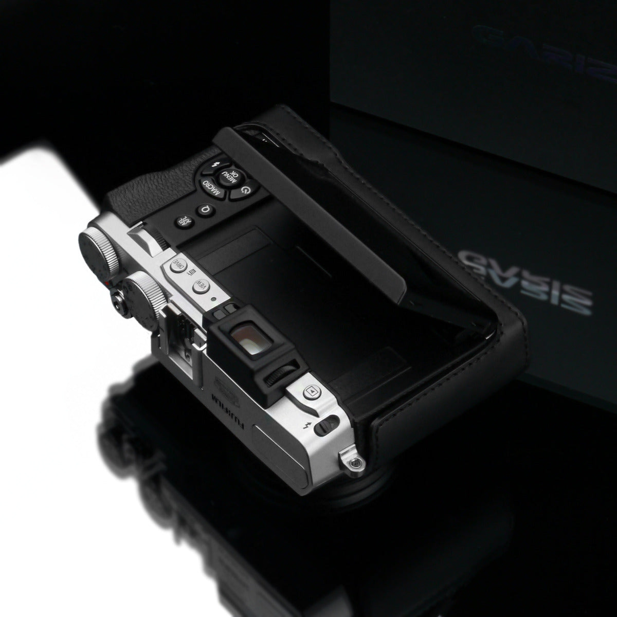 Gariz Black Leather Camera Half Case XS-CHX30BK for Fujifilm X30 Fuji X30