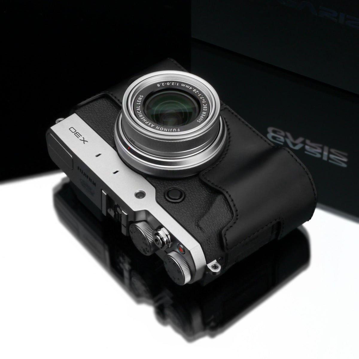 Gariz Black Leather Camera Half Case XS-CHX30BK for Fujifilm X30 Fuji X30