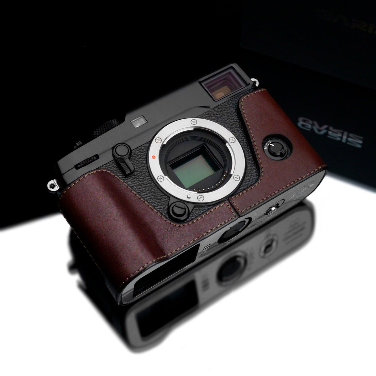 Gariz XS-CHXP2BR Brown Leather Camera Half Case for Fujifilm Fuji X-Pro2
