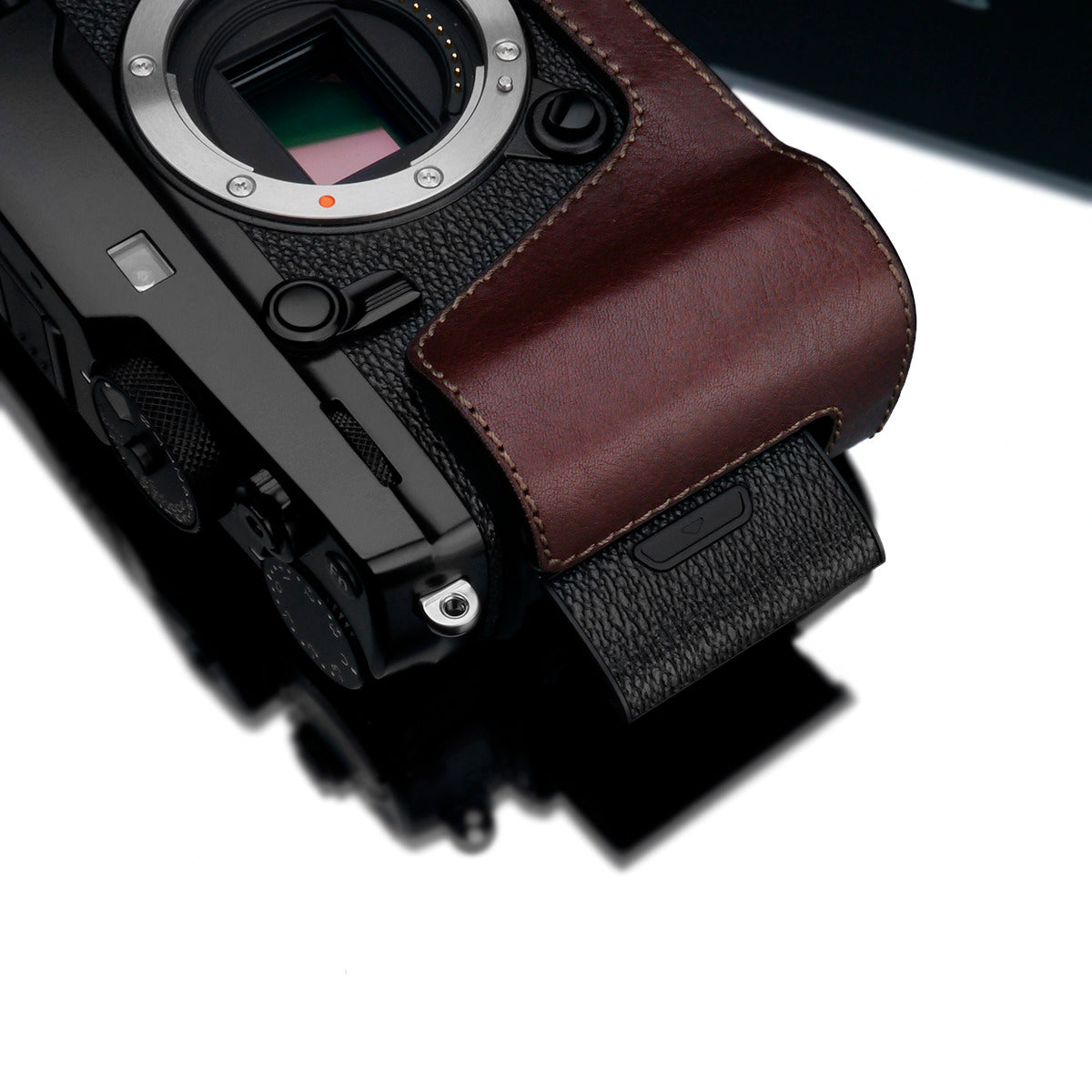 Gariz XS-CHXP2BR Brown Leather Camera Half Case for Fujifilm Fuji X-Pro2
