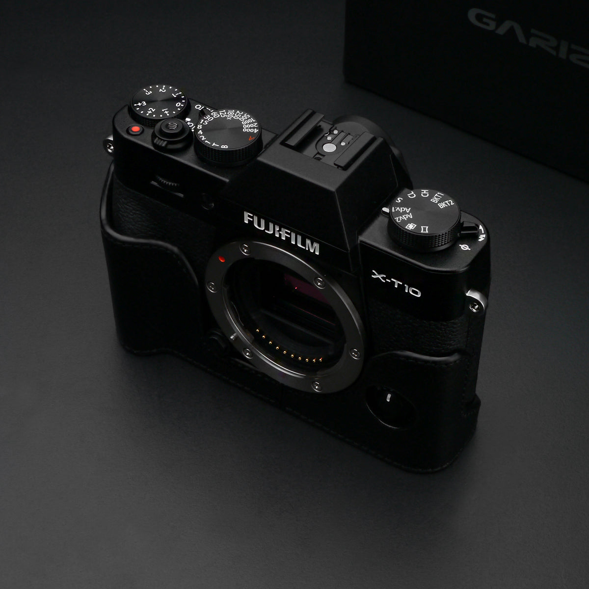 Gariz Black Leather Camera Half Case XS-CHXT10BK for Fuji Fujifilm X-T10 XT10 X-T20 XT20