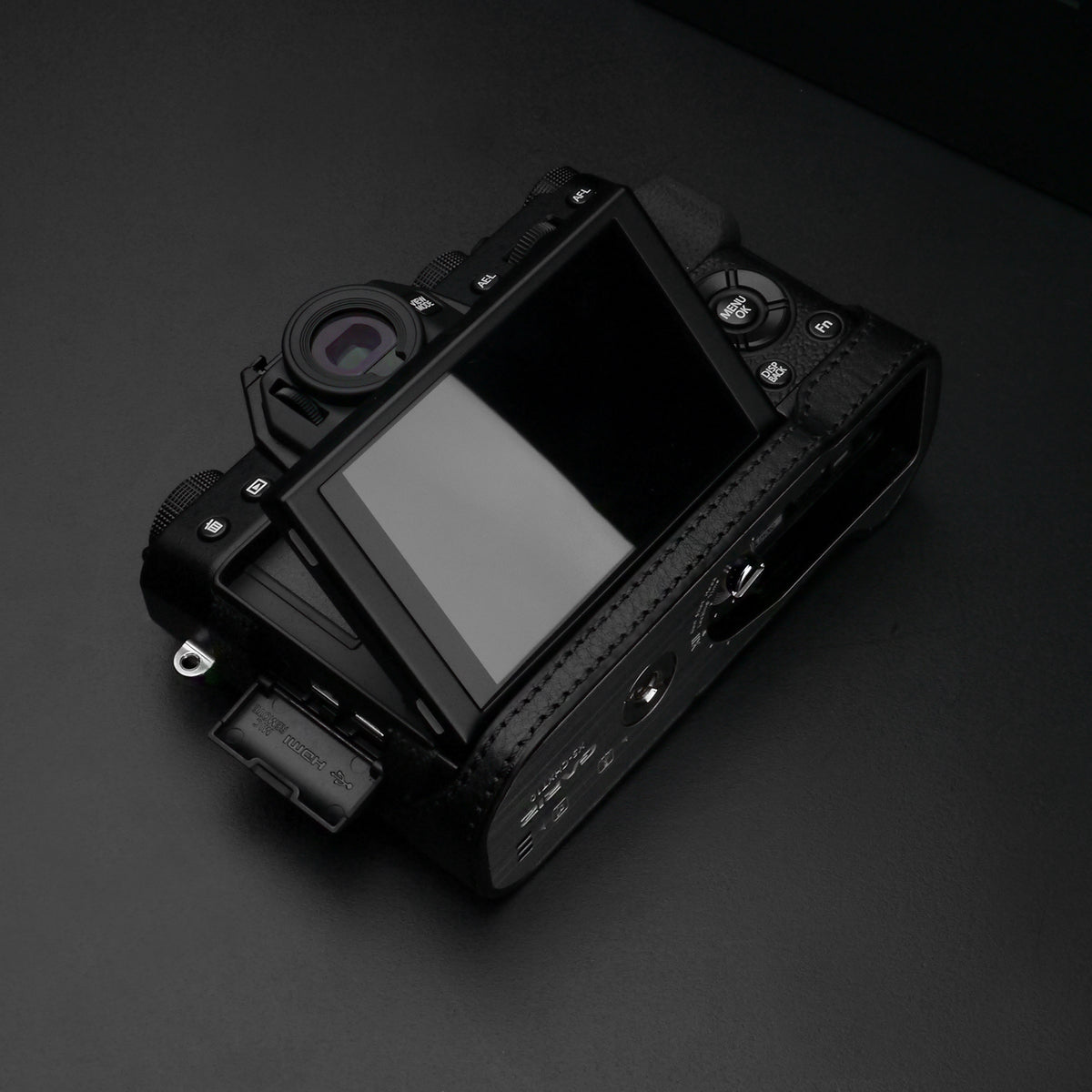 Gariz Black Leather Camera Half Case XS-CHXT10BK for Fuji Fujifilm X-T10 XT10 X-T20 XT20