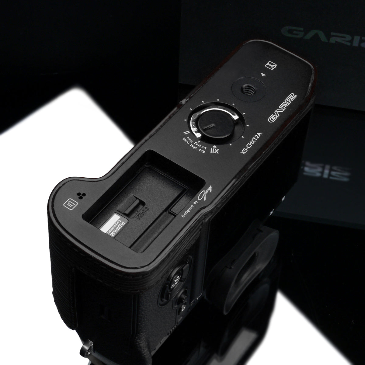Gariz BL-XT2ABK Leather Camera Half Case Black for Fujifilm Fuji X-T2 / X-T3