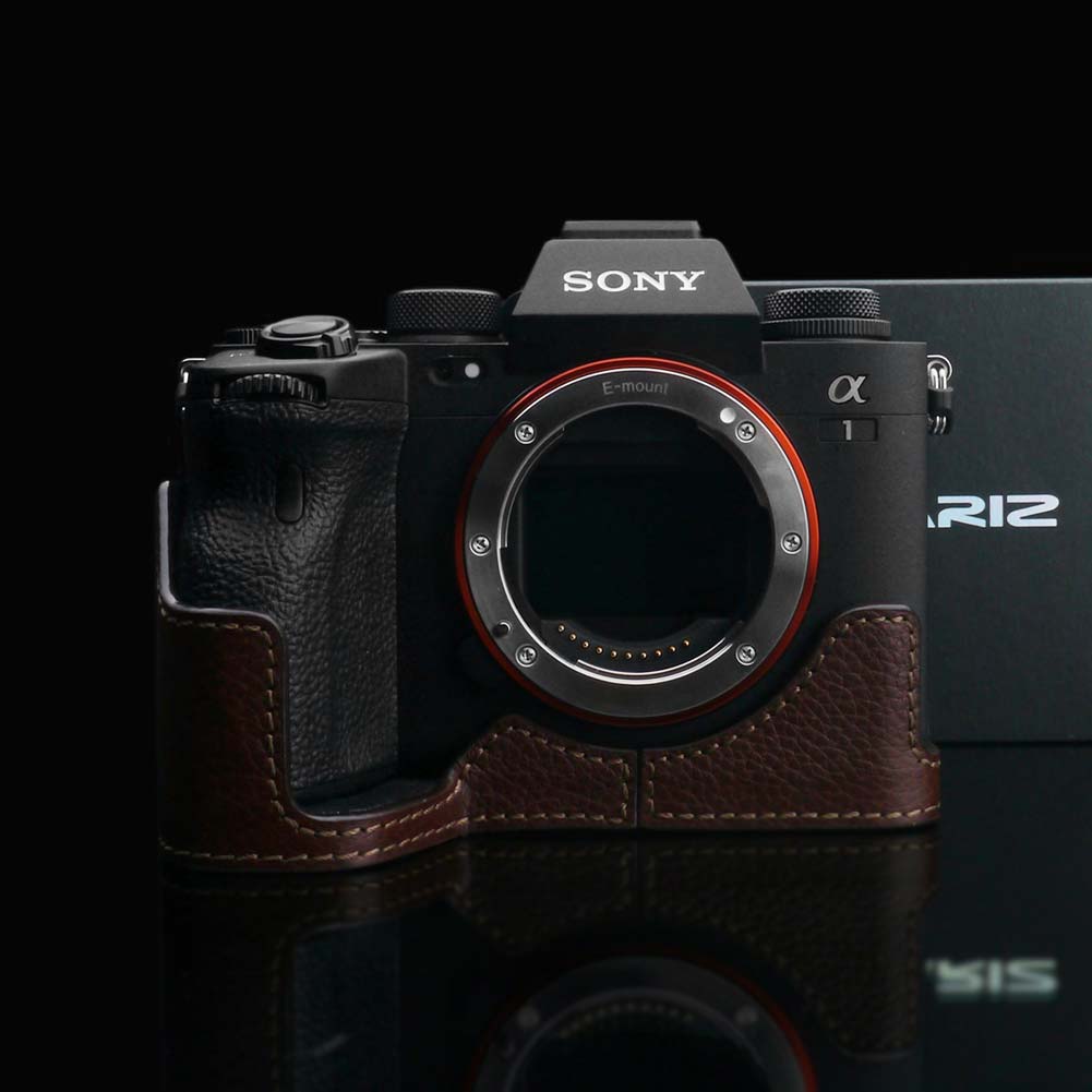 Gariz Brown XS-CHA1BR Genuine Leather Half Case For Sony A1