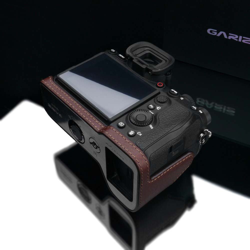 Gariz Brown XS-CHA1BR Genuine Leather Half Case For Sony A1