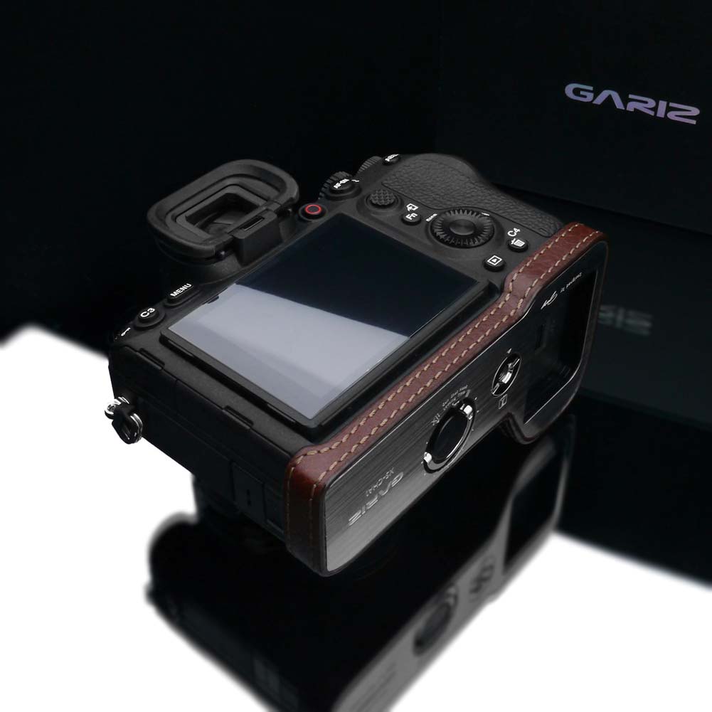 Gariz Brown XS-CHA1BR Genuine Leather Half Case For Sony A1