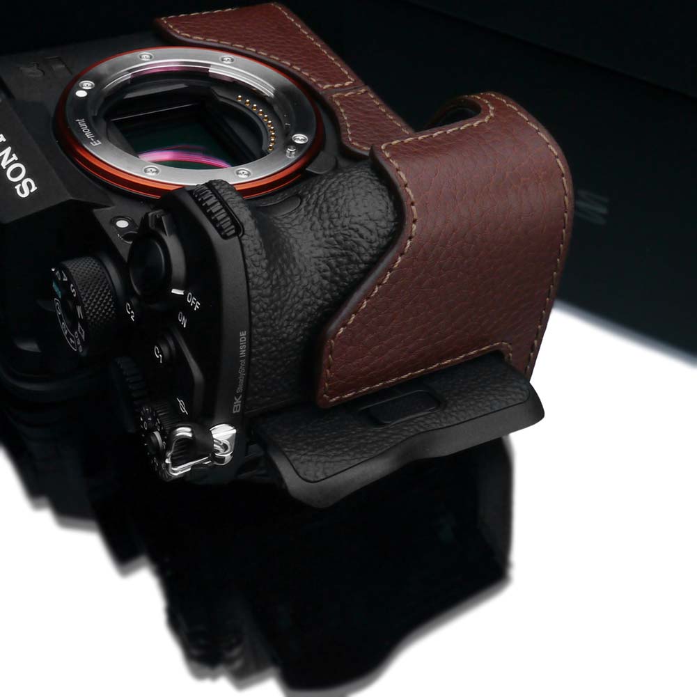 Gariz Brown XS-CHA1BR Genuine Leather Half Case For Sony A1