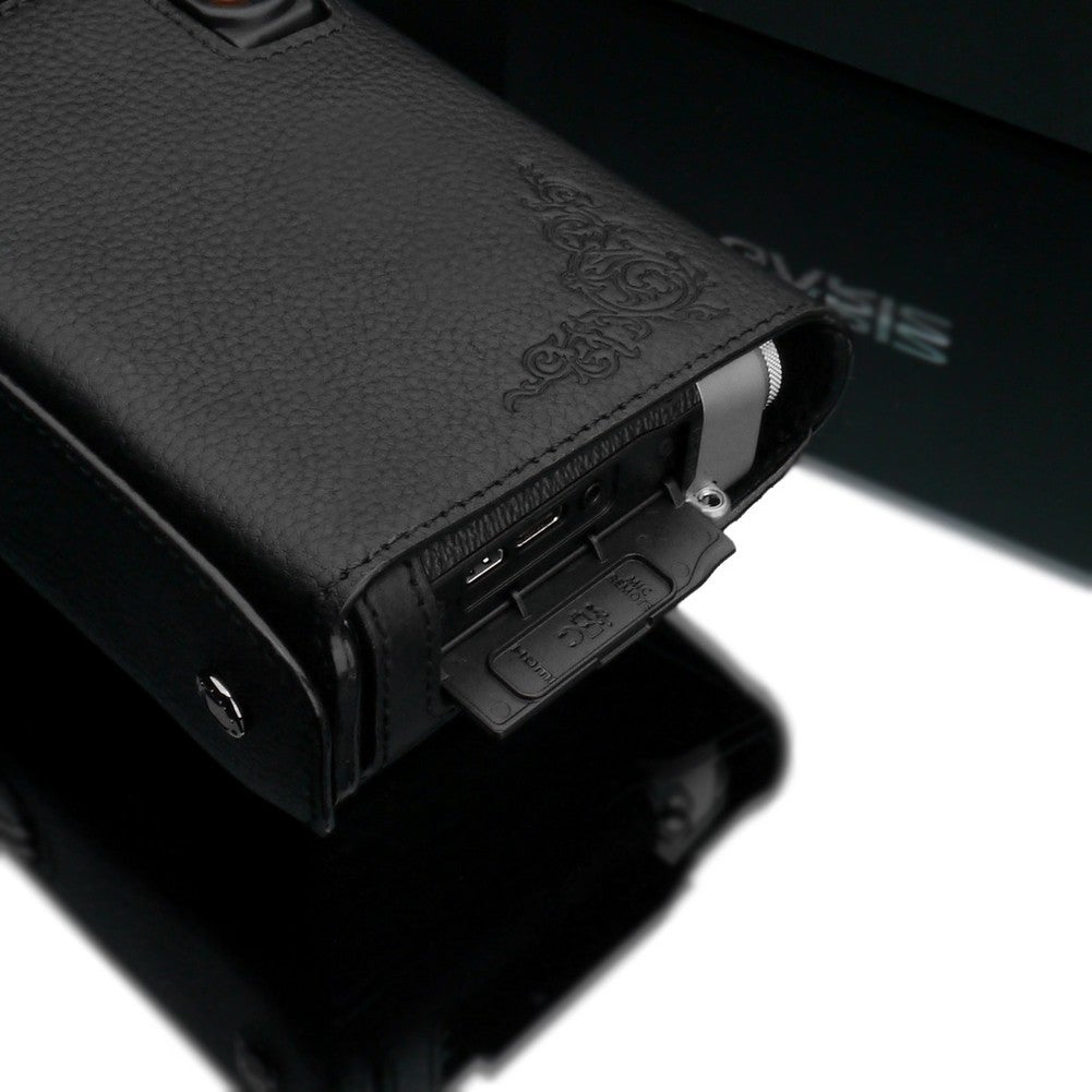 Gariz HG-CCX100VBK Black Leather Camera Cover for Fuji X100V