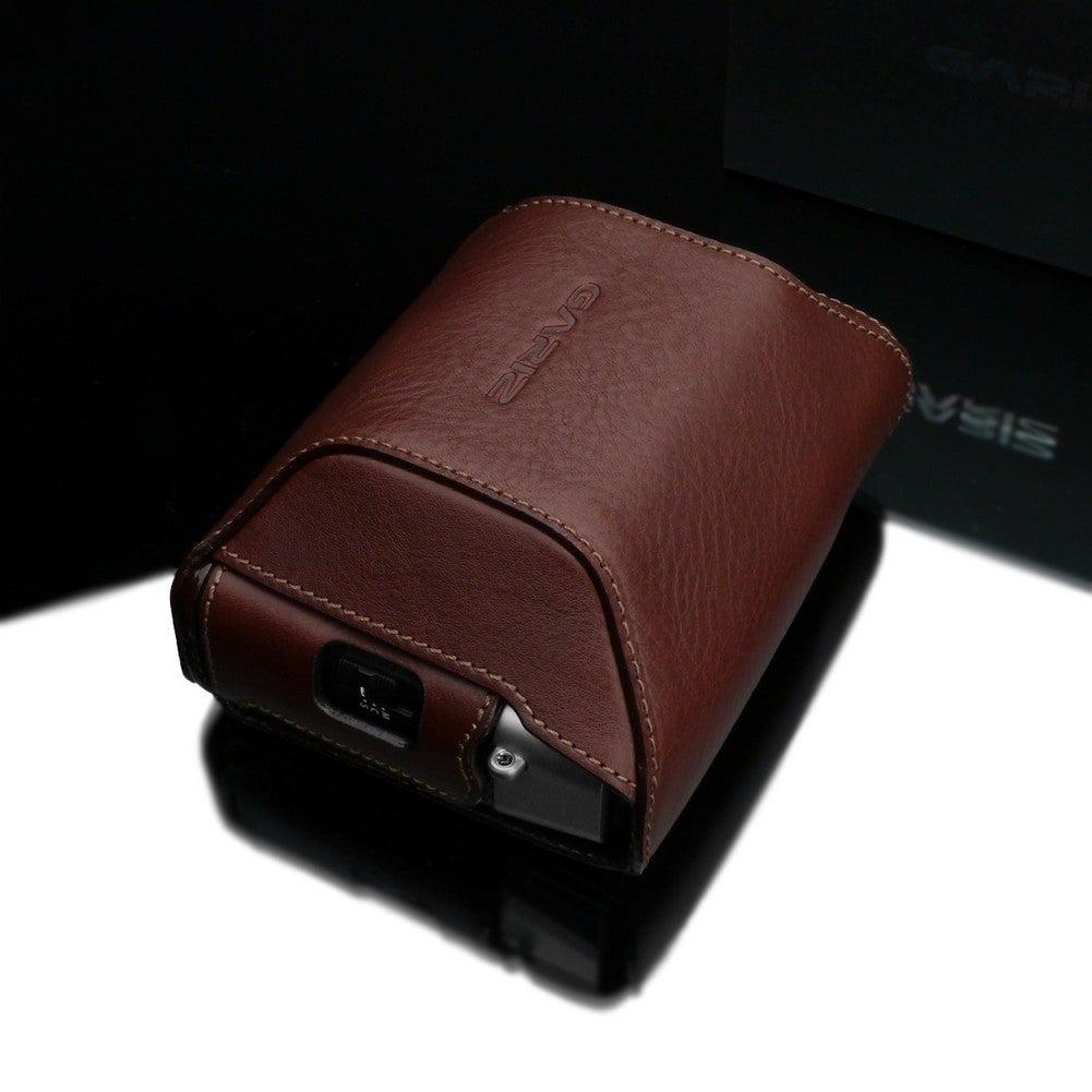Gariz HG-CCX100VBR Brown Leather Camera Cover for Fuji X100V