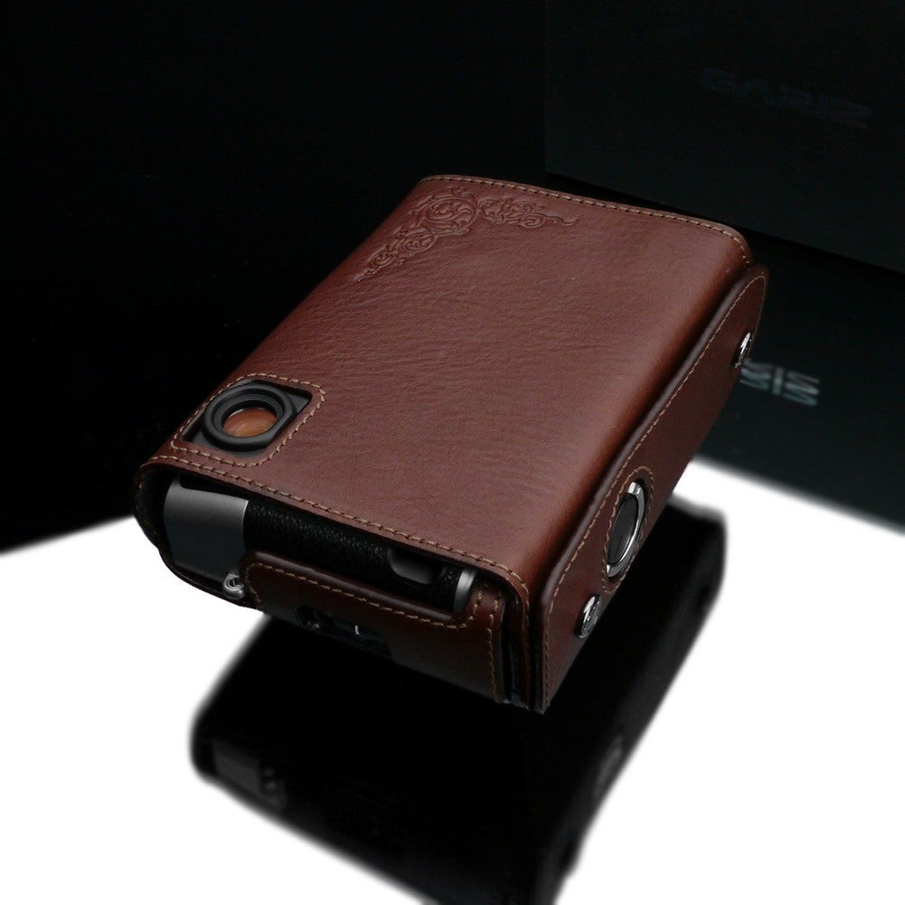 Gariz HG-CCX100VBR Brown Leather Camera Cover for Fuji X100V