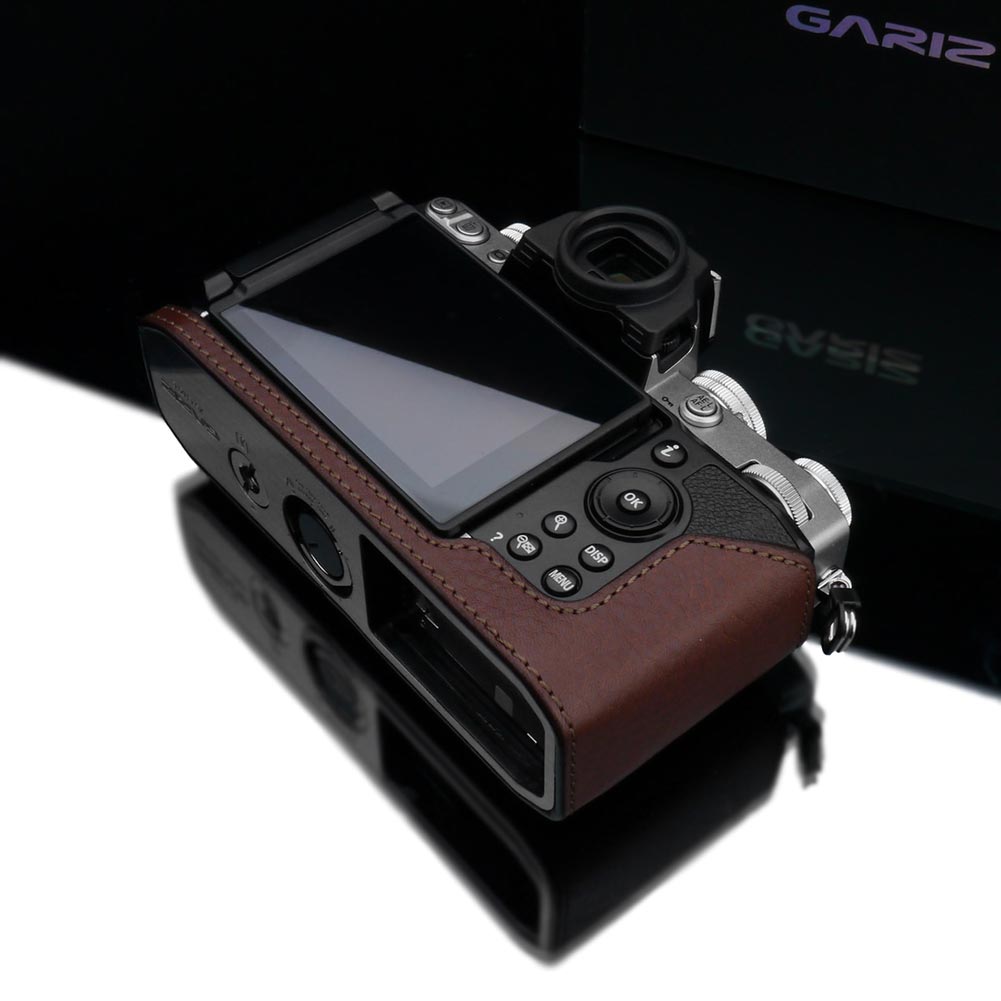 Gariz HG-ZFCBR Brown Leather Camera Half Case For Nikon ZFC