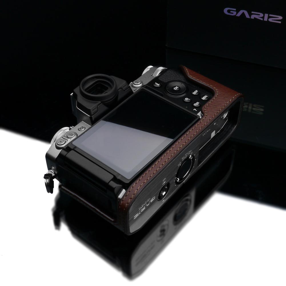 Gariz HG-ZFCBR Brown Leather Camera Half Case For Nikon ZFC