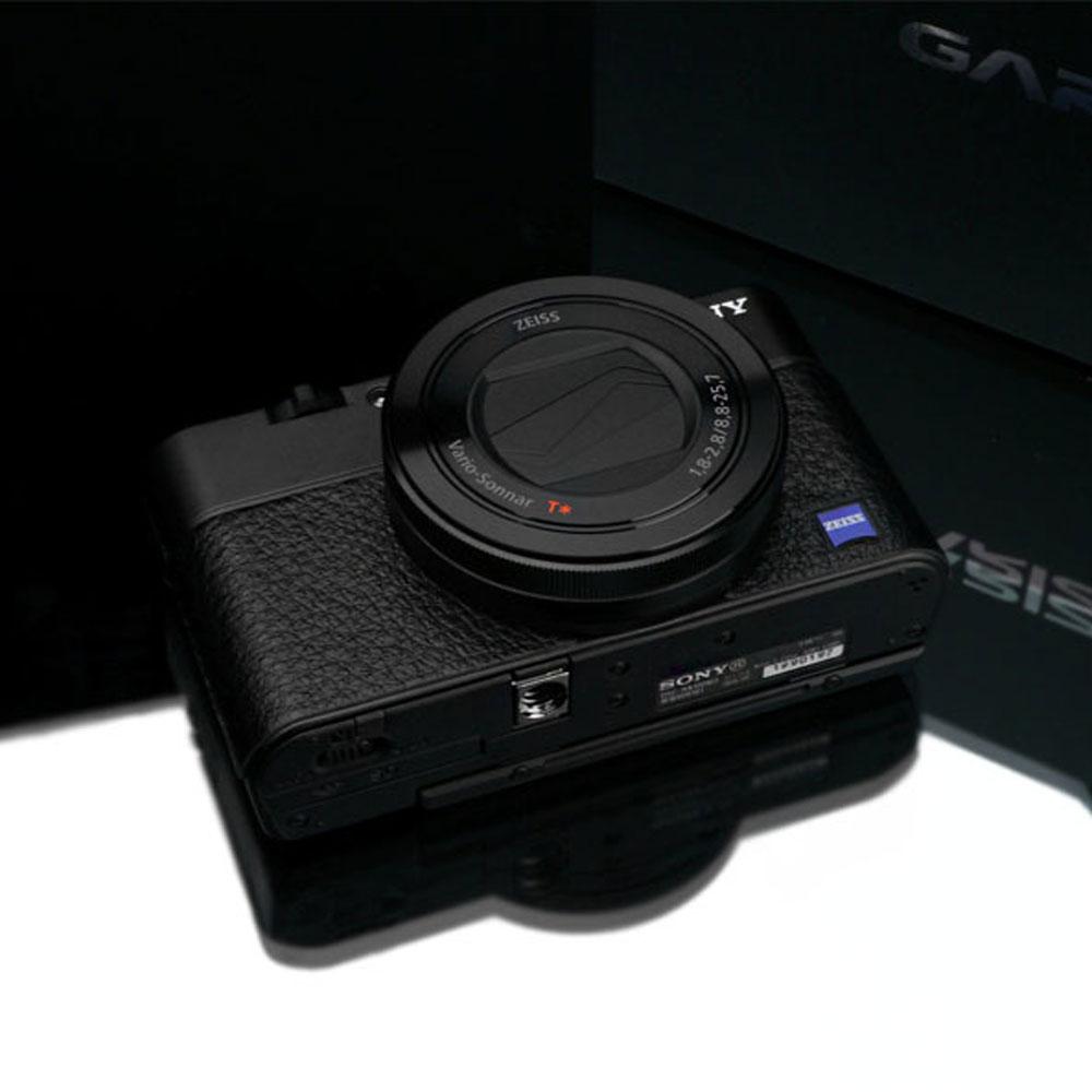 Gariz LS-RX100M6BK Leather Sticker Skin Black for Sony RX100VI RX100M6