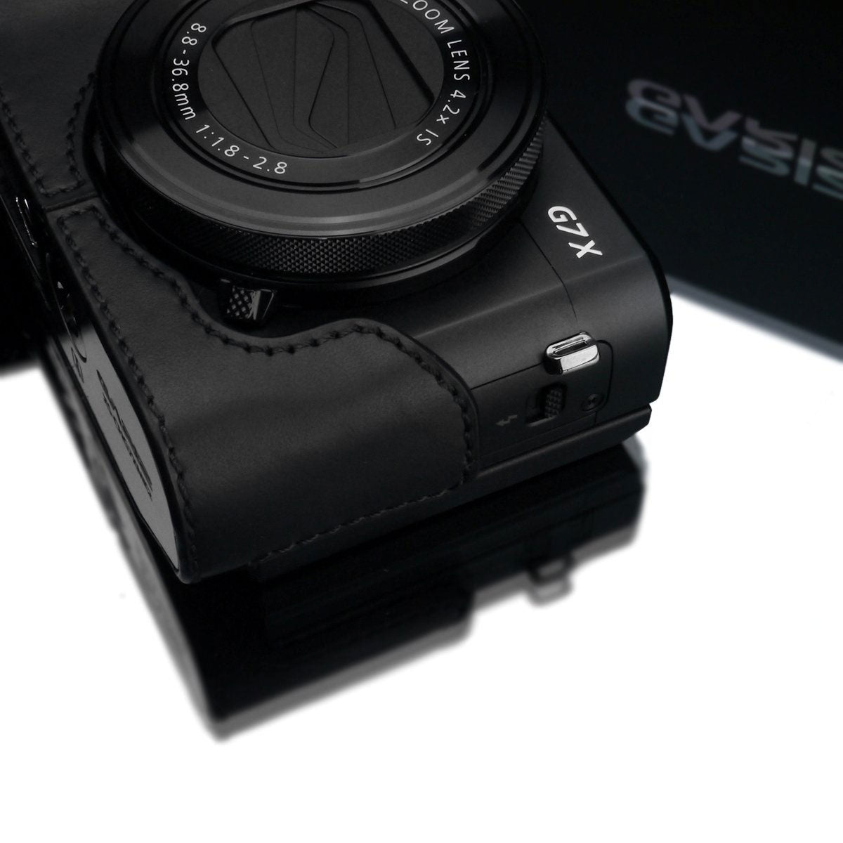 Gariz XS-CHG7XMK2BK Black Leather Half Case for Canon G7X MKII Mark 2