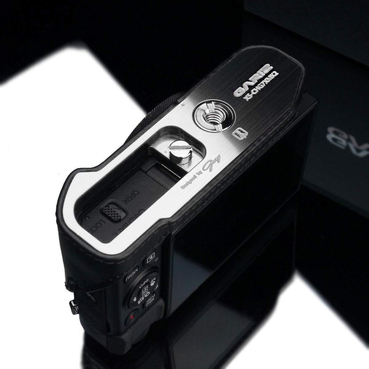 Gariz XS-CHG7XMK2BK Black Leather Half Case for Canon G7X MKII Mark 2