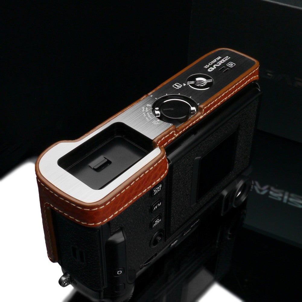 Gariz XS-CHXP3CM Camel Leather Half Case for Fuji X-Pro 3