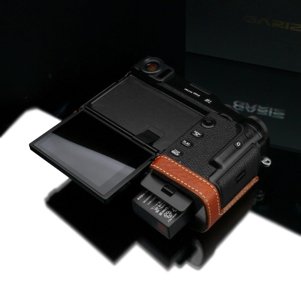 Gariz XS-CHXP3CM Camel Leather Half Case for Fuji X-Pro 3