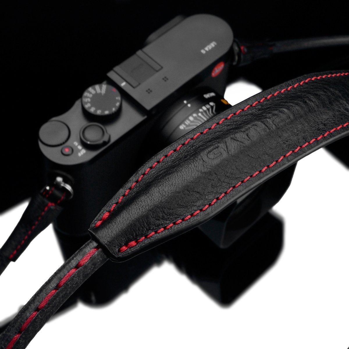 Gariz XS-CSNLBKR Large Size Genuine Leather Camera Neck Strap for Mirrorless Cameras Black