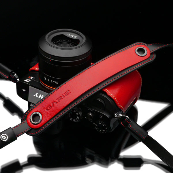 Gariz Red Genuine Leather Adjust Strap XS-CHLSNRB2