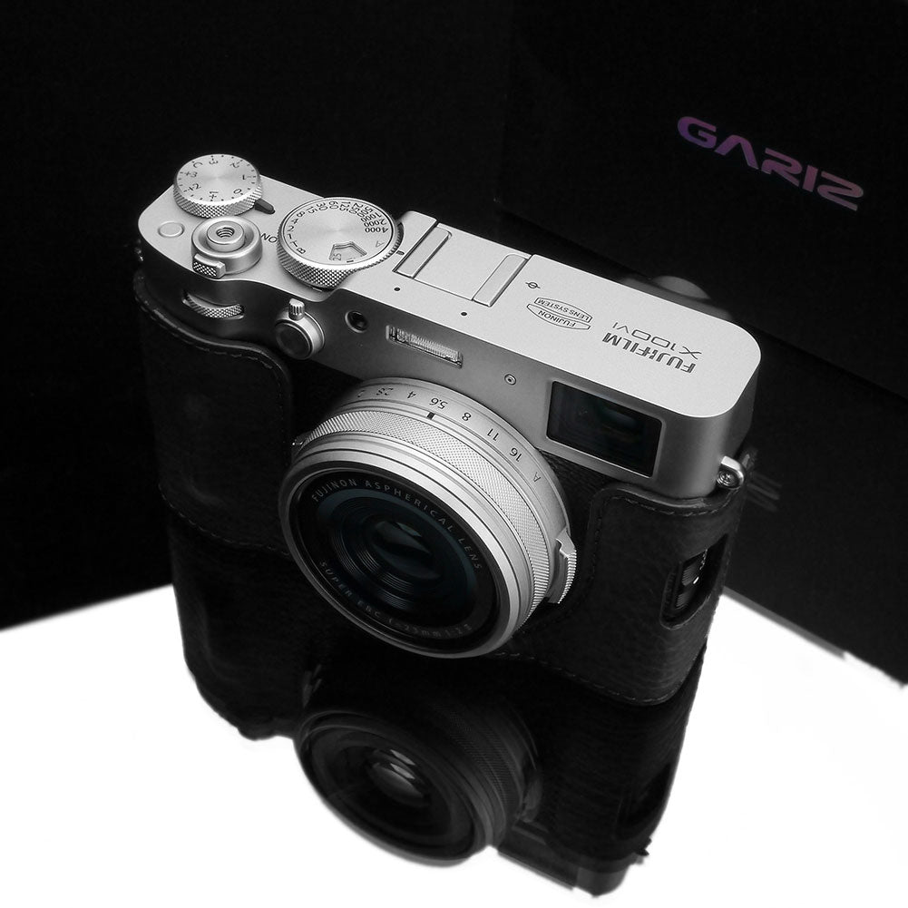 *PREORDER* Gariz HG-X100VIBK Black Leather Camera Half Case for Fujifilm X100VI