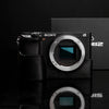 Gariz XS-CHA6300BK Genuine Leather Camera Half Case Black for Sony A6300