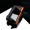 Gariz XS-CHA6500OR Genuine Leather Camera Half Case Orange for Sony A6500
