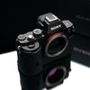 Gariz Black Leather Camera Half Case XS-CHA7BK for Sony Alpha A7 A7R A7S