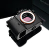 Gariz Black Leather Camera Half Case XS-CHA7BK for Sony Alpha A7 A7R A7S