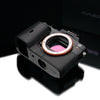 Gariz Black Leather Camera Half Case XS-CHA7BK for Sony Alpha A7 A7R A7S